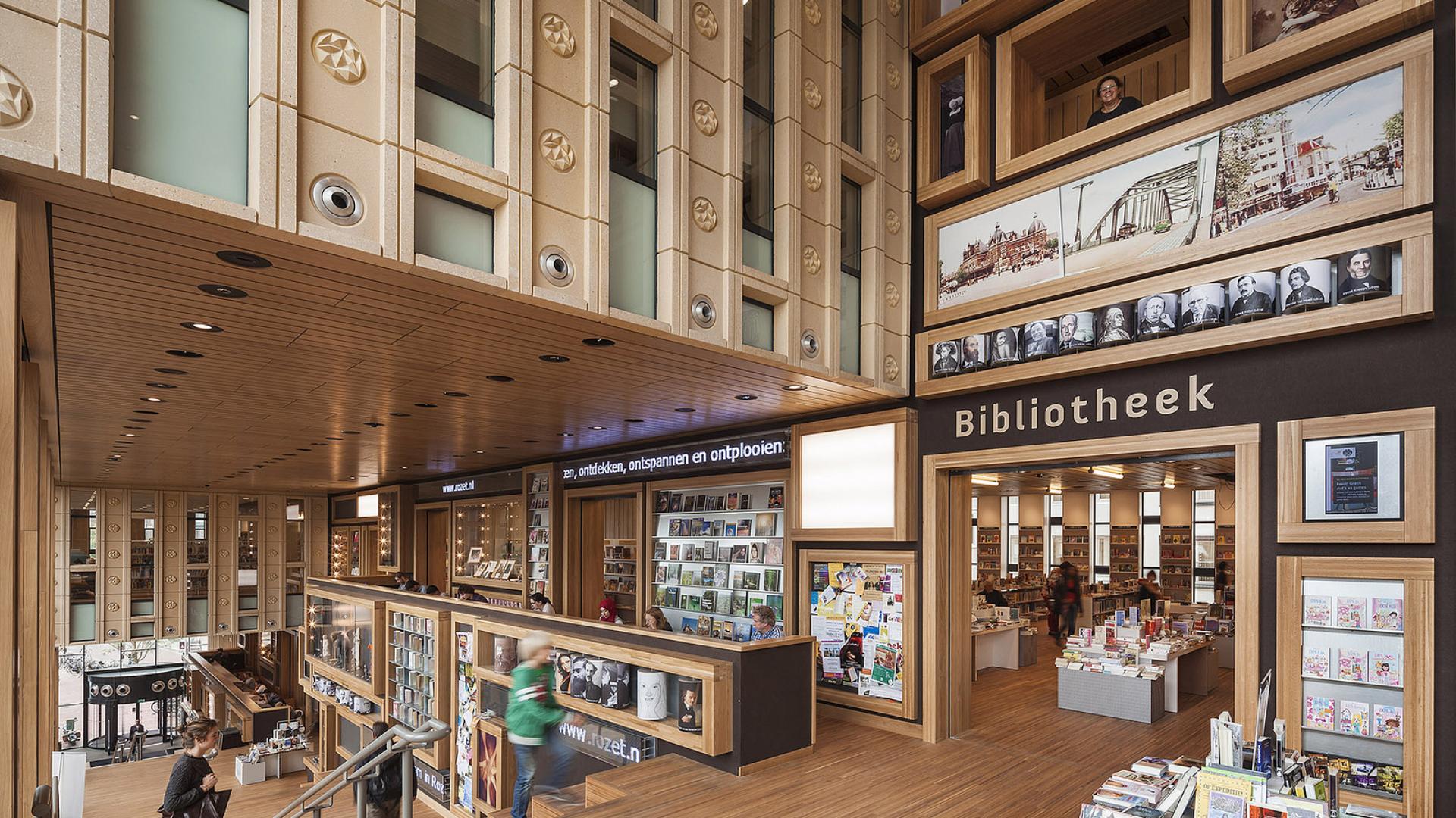Afbeeling van het interieur van het Rozet in Arnhem