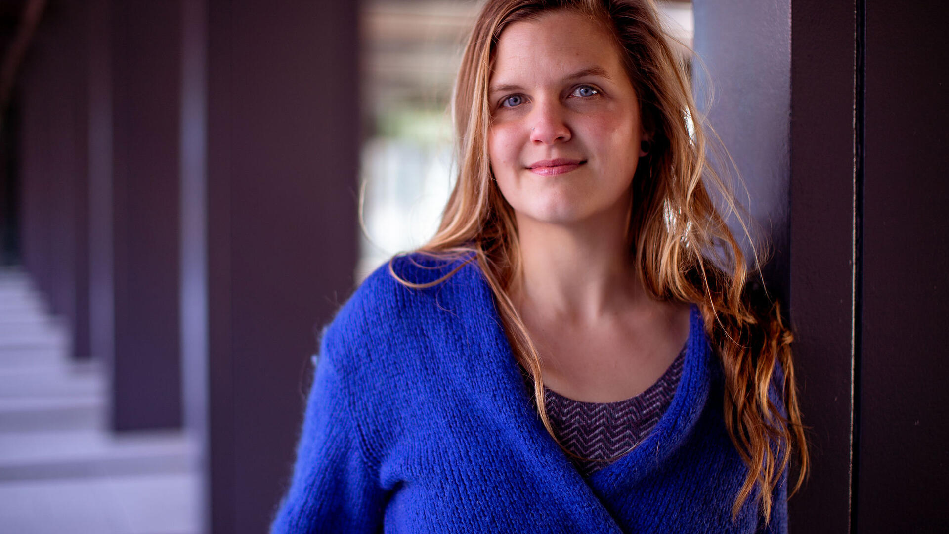 Muriel Simonis bij Stadhuis 