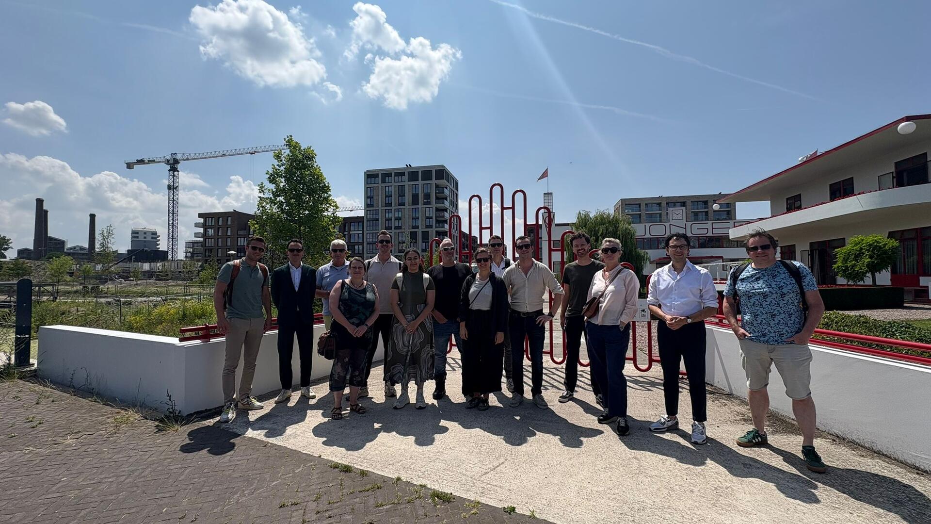 Raadsleden in de wijk Merwede in Utrecht
